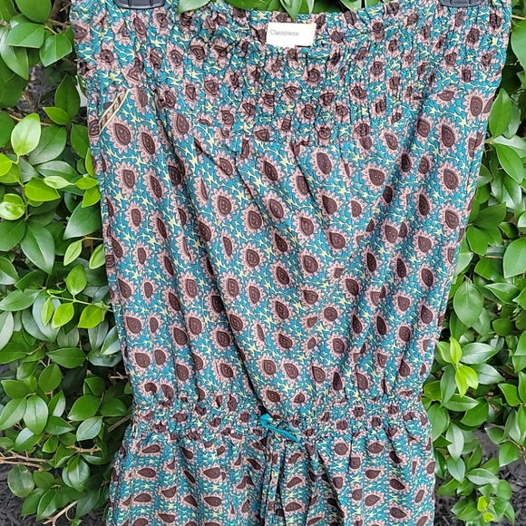 Strapless floral fall romper - Picture 2 of 4